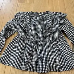 branshes ギンガムチェックブラウス 140cm
