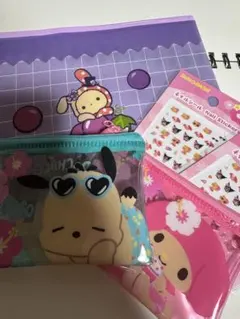 サンリオキャラクターズ ポーチ ネイルシール セットのサムネイル