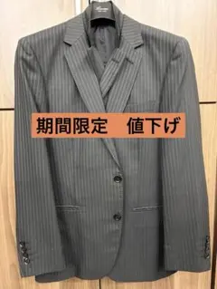 未使用級 MEN'S TENORAS スーツ ネイビー 3ピース ストライプ M メンズティノラス 【圧巻の3ピース】 MEN'S TENORAS スーツ