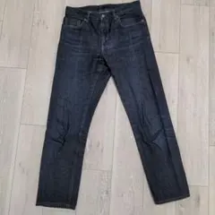 UNIQLO　レギュラーフィットジーンズ　セルビッジ　W30