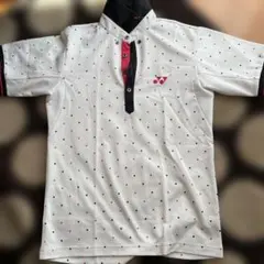 YONEX M ドット柄シャツ ホワイト