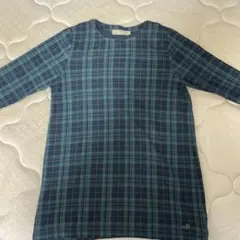 CROCODILE チェック柄 五分袖チュニック M