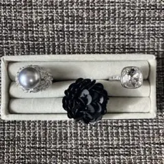 大ぶり指輪 ３点セット まとめ売り 美品