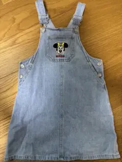 ベル＊様専用ミニーマウス刺繍デニムジャンバースカート