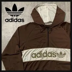 【入手困難】アディダス　希少カラー　パーカー　ビックロゴ　トレフォイルロゴ