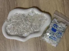 蝶と十字形のパーツセット