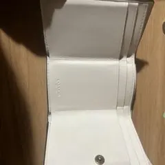 COACH ホワイト 三つ折り