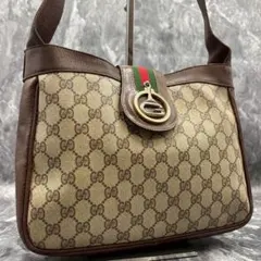 ✨美品✨GUCCI GG シェリーライン ショルダーバッグ ベージュ 金具