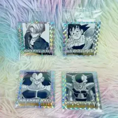 ドラゴンボール 40周年記念 ウエハースシール 4枚セット
