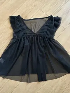 チュール ブラック ビスチェ　新品未使用タグ付き