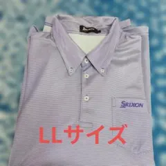 Srixon ストライプ ゴルフシャツ LL