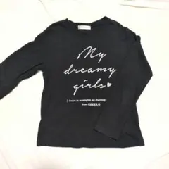 トップス　長袖　ブラック　140 ロンT 女の子