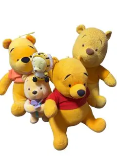 くまのプーさん ぬいぐるみセット 5体