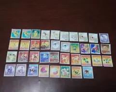 希少★初代 ポケモンスタンプシート　38枚セットまとめ売り 第一世代