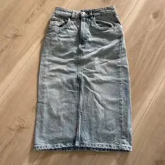 ZARA ライトブルー デニムスカート XS