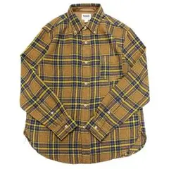 フェローズ Pherrow's ボタンダウンシャツ NAVY CHECK 新品のサムネイル