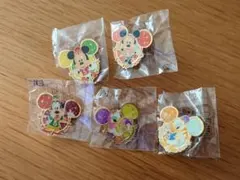 ディズニーシー ゲームワゴン 5周年ピンバッジ5個セット⑥