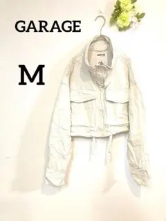GARAGE【M】クロップドジャケット ホワイト
