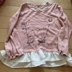 ジャッキー 長袖カットソー 120サイズ ピンク くまのがっこう