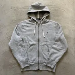 は*丸様 90s ラルフローレン ジップパーカー 裏サーマル 短丈 肉厚 極美品