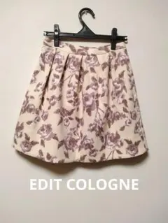 エディットコロン　EDIT COLOGNE　ミニ　スカート　花柄のサムネイル