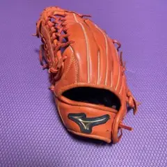Mizuno 軟式グローブ オレンジ