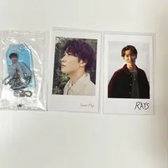 Snow Man 渡辺翔太 チェキ風フォトカード&お守りキーホルダー