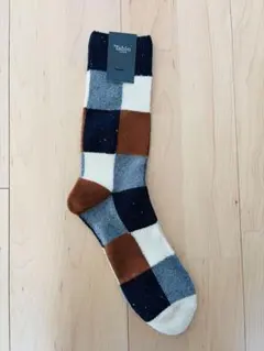 Tabio チェック柄靴下