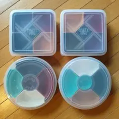 イノマタ 保存容器 お弁当箱 PARTY FIVE タッパーウェア ４個セット