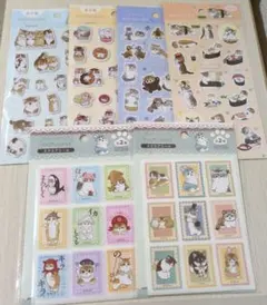 mojifusand キャラクターシール 6種セット