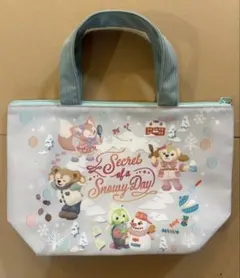 中古❤️ダッフィーシークレットオブスノーウィーデイ❤️スーベニアランチケース