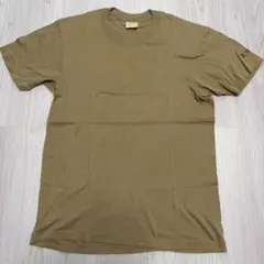 90s Calvin Klein シングルステッチ カーキ Tシャツ Lサイズ