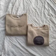 バースデイ テータテート トレーナー 2枚セット 120