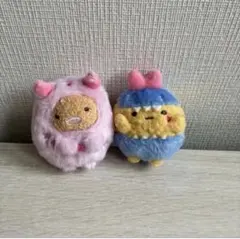 すみっコぐらし　てのりぬいぐるみ　おばけのナイトパーク　とんかつ　えびちゃん