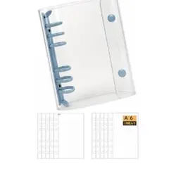 シール帳 女の子 透明 a6 バインダー