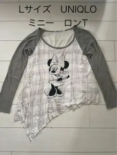 Lサイズ UNIQLO ロンT ミニー　ディズニー　コラボ　ユニクロ　トップス