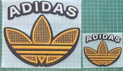 adidas アイロンプリントシート 大小セット