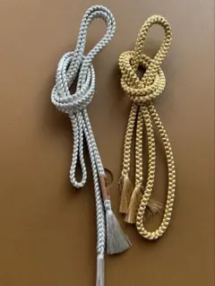 帯締め（金糸＆銀糸）