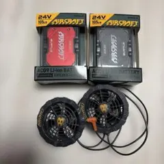 バートル空調服24v バーテリ2個サーモクラフトBURTLE AIRCRAFT - メルカリ