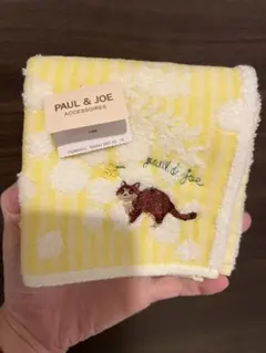 PAUL & JOE 猫刺繍タオルハンカチ