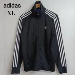 アディダスオリジナルス トラックジャケット XL ブラック 刺繍ロゴ