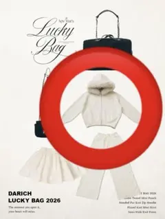 Darich フードファーニットジップパーカー - メルカリ