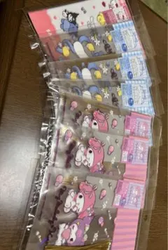 サンリオ、クリアバッグ、まとめ売り7個