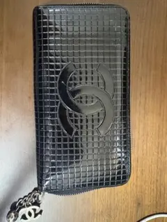 CHANEL 長財布 ブラック パテントレザーのサムネイル