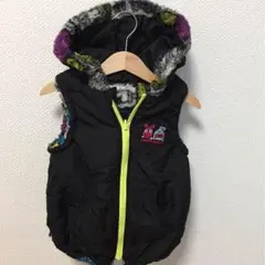 お値下げ★PARTY PARTY パーカーもこもこリバーシブルベスト120㎝