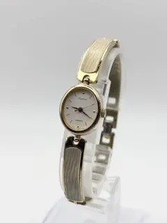 オリエント Jupiter レディース腕時計 稼働品 ホワイト×ゴールド