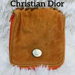 Christian Dior ディオール ノベルティ バニティ ポーチ オレンジ