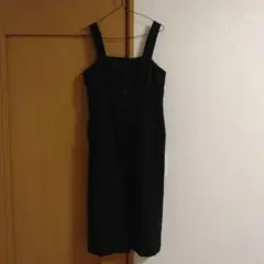 W closet ブラック ロングワンピース