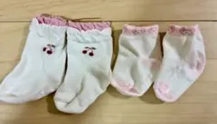 ☆値下げしました☆赤ちゃんの城日本製ベビー靴下 2足　スタイとセット売りも可能☆