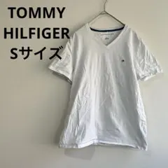 トミーヒルフィガー Tシャツ Vネック 半袖 無地 S 白 綿 メンズのサムネイル
